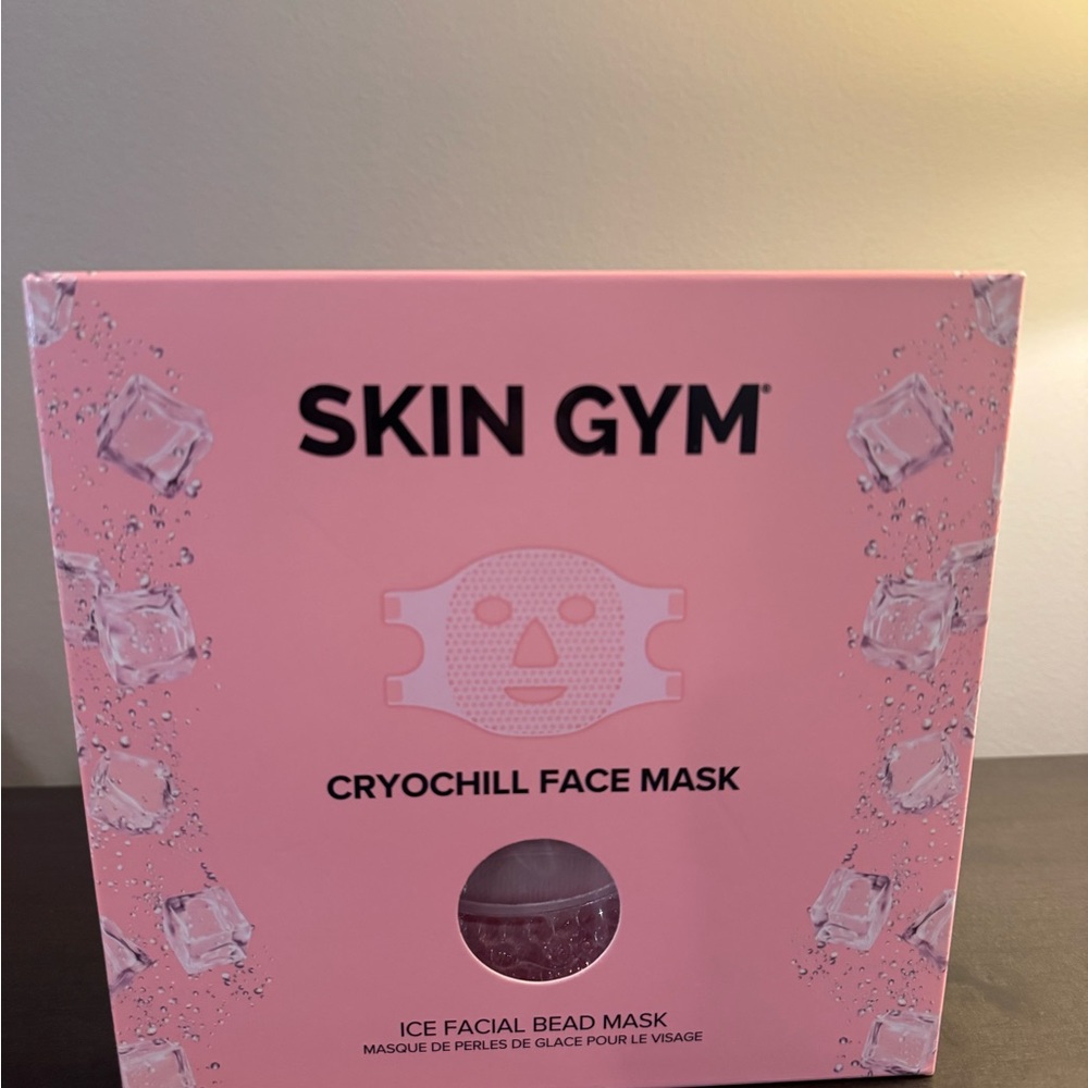 Skin Gym Cryo Chill Ice Beaded Face Mask Pink NIB